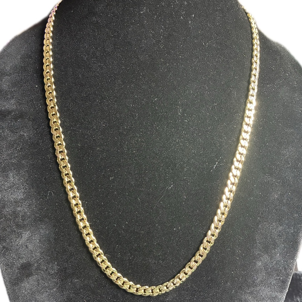 Gold-Plated Miami Cuban Link Chain 22”